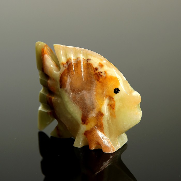 Сувенир «Рыба», 6,3 см, оникс 