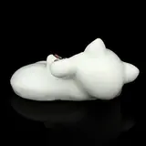 Сувенир "Киска милая спит с бантиком" со стразами  - фото 3