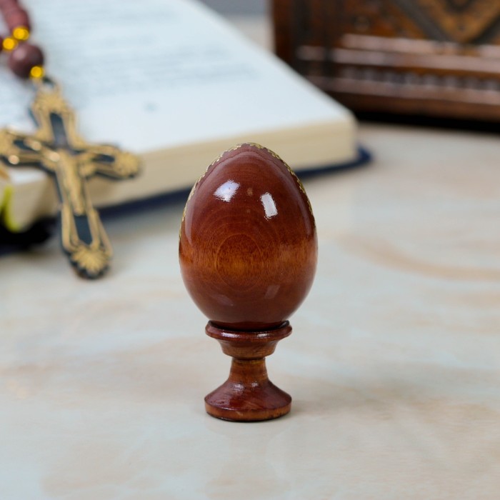 Яйцо сувенирное "Неупиваемая чаша", на подставке 