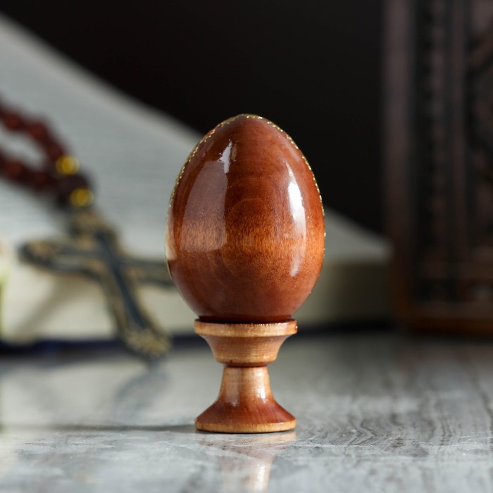 Яйцо сувенирное "Богоматерь Феодоровская", на подставке 