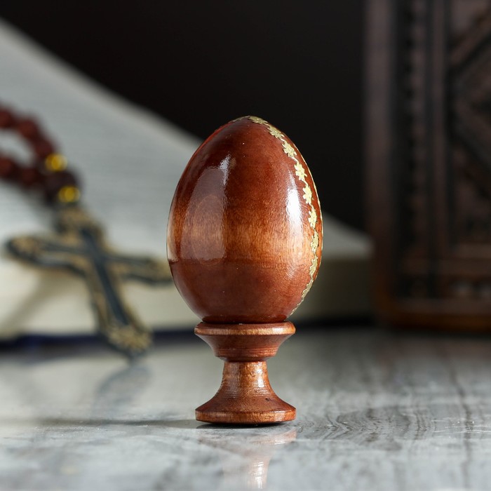 Яйцо сувенирное "Богоматерь Умиление", на подставке 
