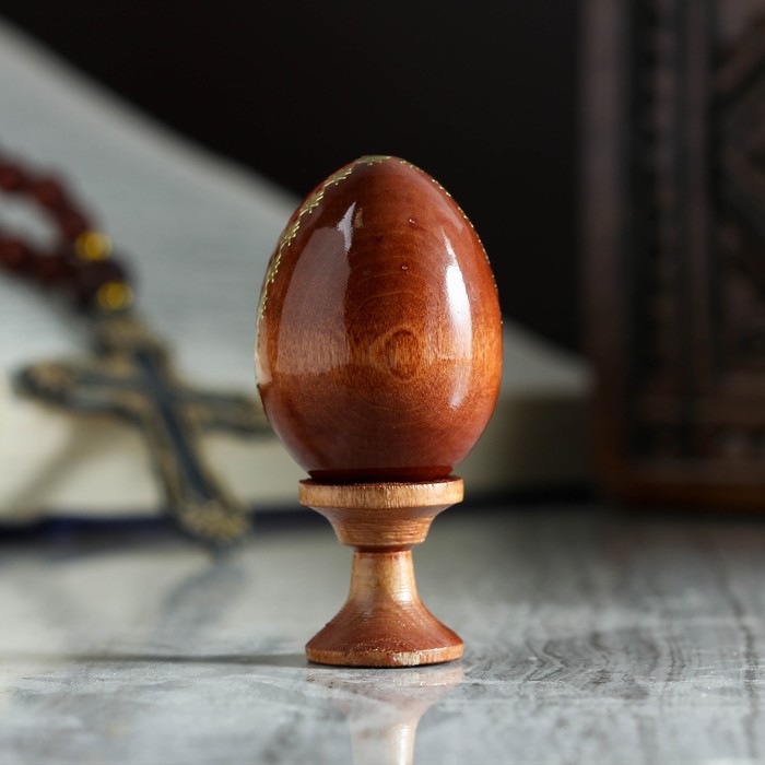 Яйцо сувенирное "Святой Лука", на подставке 