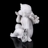 Сувенир "Белоснежный ангел обнимающий хрустальное сердце"  - фото 2