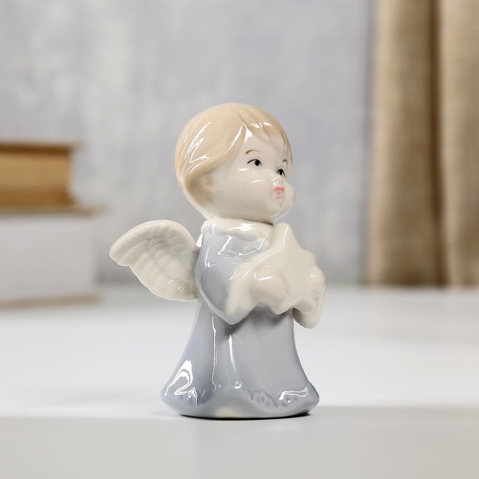 Сувенир "Ангелочек со звёздочкой" 8х6х3,5 см 