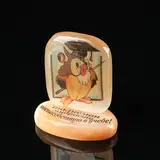 Оберег «Сова», талисман мудрости, на подставке  - фото 3