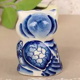 Сувенир «Сова Софа», 5 см, гжель  - фото 4