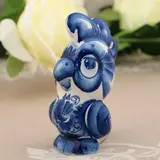 Сувенир «Попугай Семён», 10 см, гжель  - фото 2