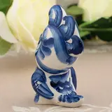 Сувенир «Попугай Семён», 10 см, гжель  - фото 4