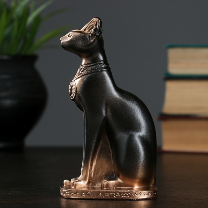 Фигура "Кошка египетская" 14см бронза 