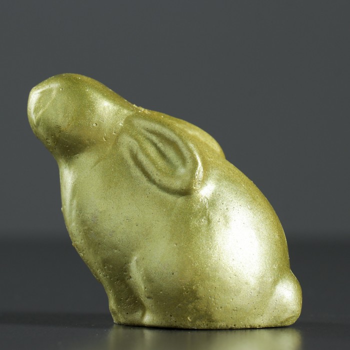Фигура "Кролик" золото 6,5х8 см 