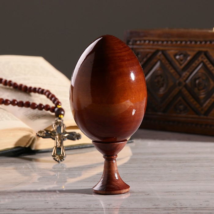Сувенир Яйцо на подставке икона "Спас Нерукотворный" 
