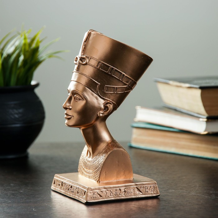 Фигура "Нефертити" бронза 17 см 