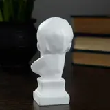 Бюст Есенин, белый 11 см  - фото 3