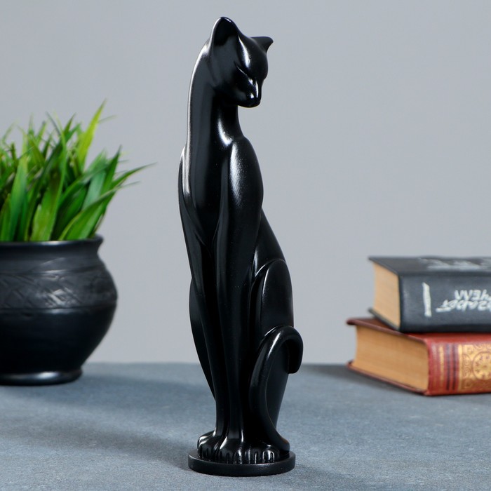 Фигура "Кошка Грация" чёрная 