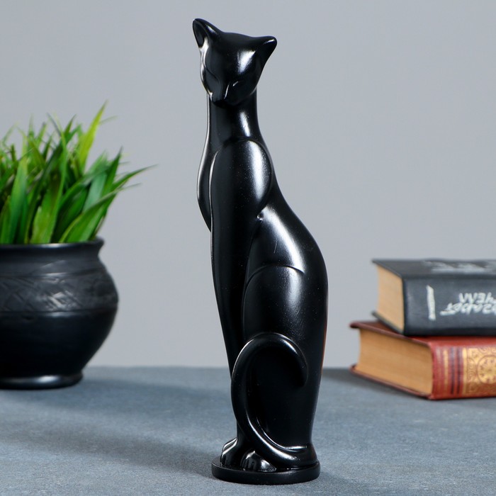 Фигура "Кошка Грация" чёрная 