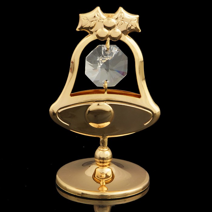 Сувенир «Колокольчик», с кристаллами Сваровски, 6 см 