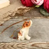 Фигурка декоративная "Щенок Джек рассел терьер" 6 см  - фото 3