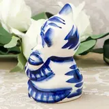 Сувенир «Кот рыбак», гжель  - фото 4