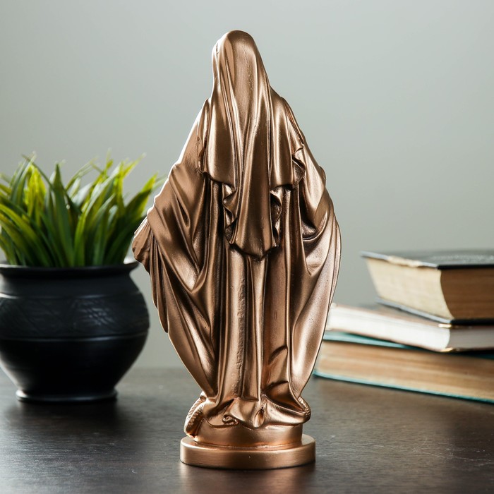 Фигура "Дева Мария" бронза,золото 24 см 