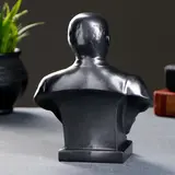 Бюст Ленин большой металлик 17 см  - фото 4