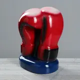 Сувенир-статуэтка Керамический кубок "Боксерские перчатки" красный  - фото 3