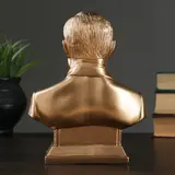 Бюст Путин бронза,золото 19 см  - фото 3