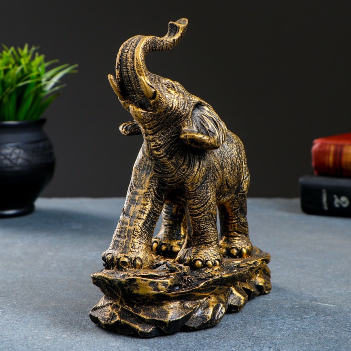 Фигура "Слон " бронза 17х9х19см 