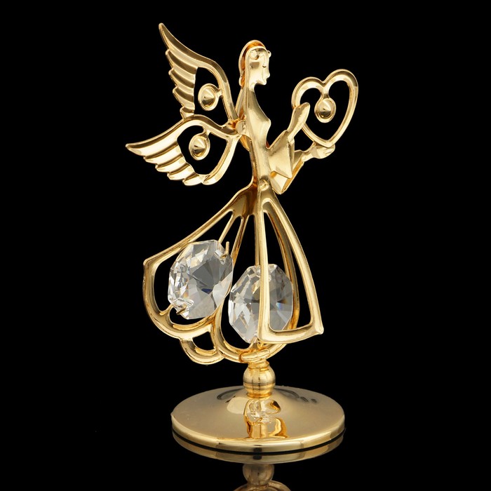 Сувенир «Ангел», с кристаллами Сваровски, 7,5 см 