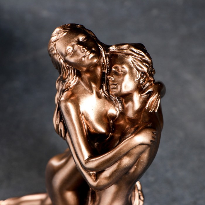 Фигура "Свидание", бронза,золото 18х12х22 см 