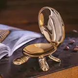 Сувенир латунь "Черепаха шкатулка" 12х7х3 см  - фото 2