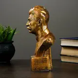 Бюст Сталина, бронза 12х24см  - фото 2