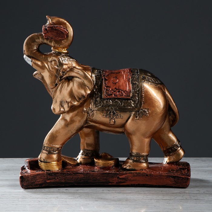 Сувенир "Слон с деньгами" большой, 34 см 
