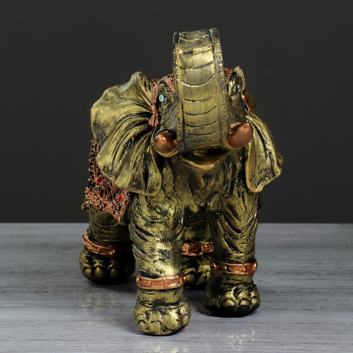 Статуэтка "Слон классный" бронза, 26 см, микс 