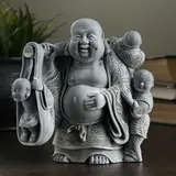 Сувенир "Хотэй с детьми" 13см 