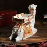 Статуэтка "Верблюд" белая, стразы  - фото 2