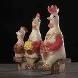 Сувенир «Петух, курица и цыплёнок», набор 3 шт.  - фото 2