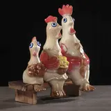 Сувенир «Петух, курица и цыплёнок», набор 3 шт.  - фото 3