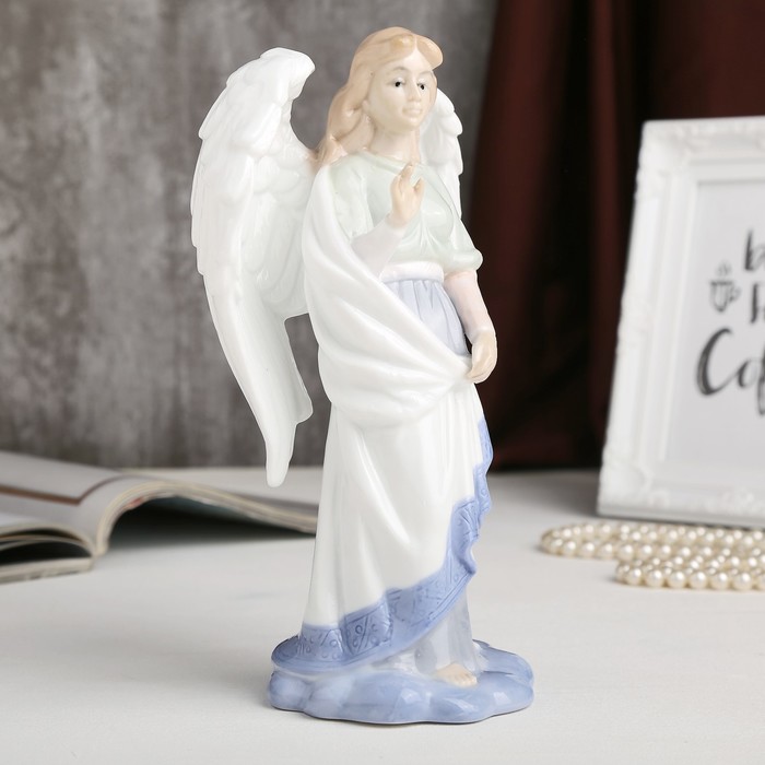 Сувенир керамика "Девушка-ангел" 20х8х10,5 см 
