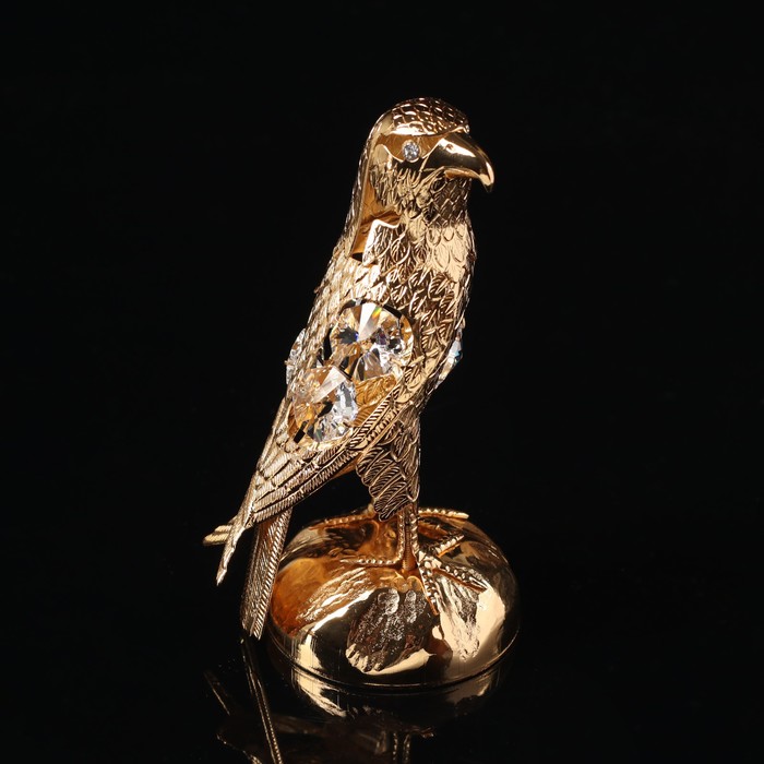 Сувенир «Орёл», 5×6×11 см, с кристаллами Сваровски 