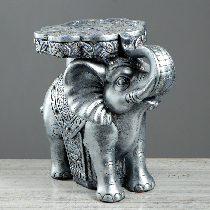 Сувенир "Слон" №10 подставка серебро 