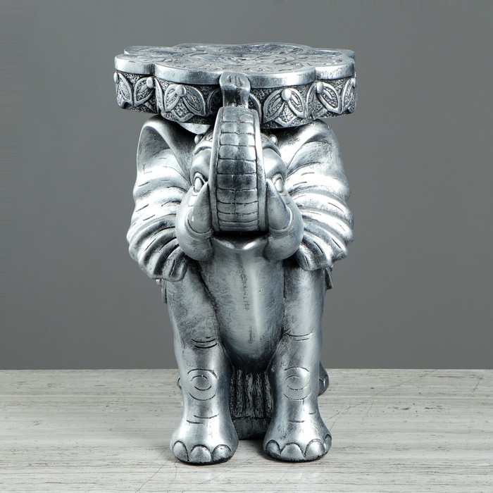 Сувенир "Слон" №10 подставка серебро 