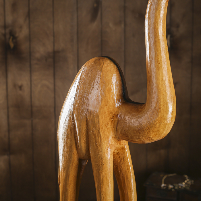 Сувенир дерево "Счастливый верблюд" 15х30х100 см 