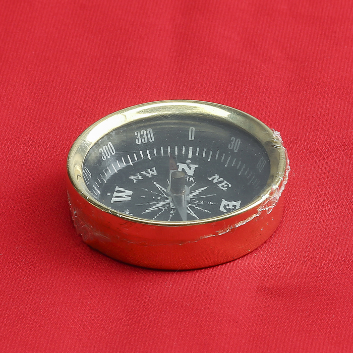 Сувенирный набор в шкатулке "Капитан" (лупа, компас, подзорная труба) 