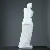 Фигура "Венера" белый 38х39х125см  - фото 3