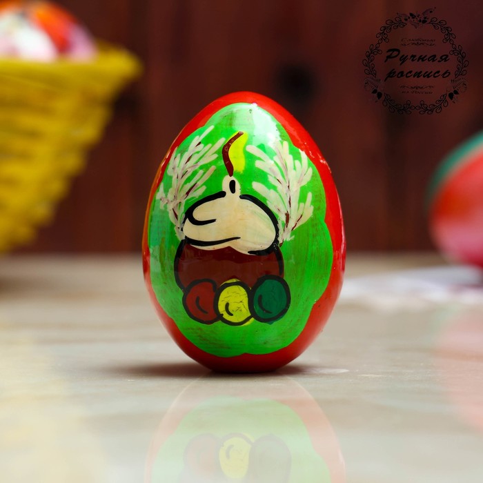 Яйцо «Пасхальная корзинка», сувенирное 