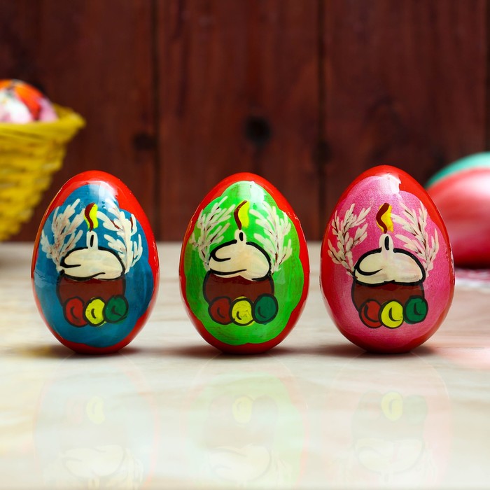 Яйцо «Пасхальная корзинка», сувенирное 