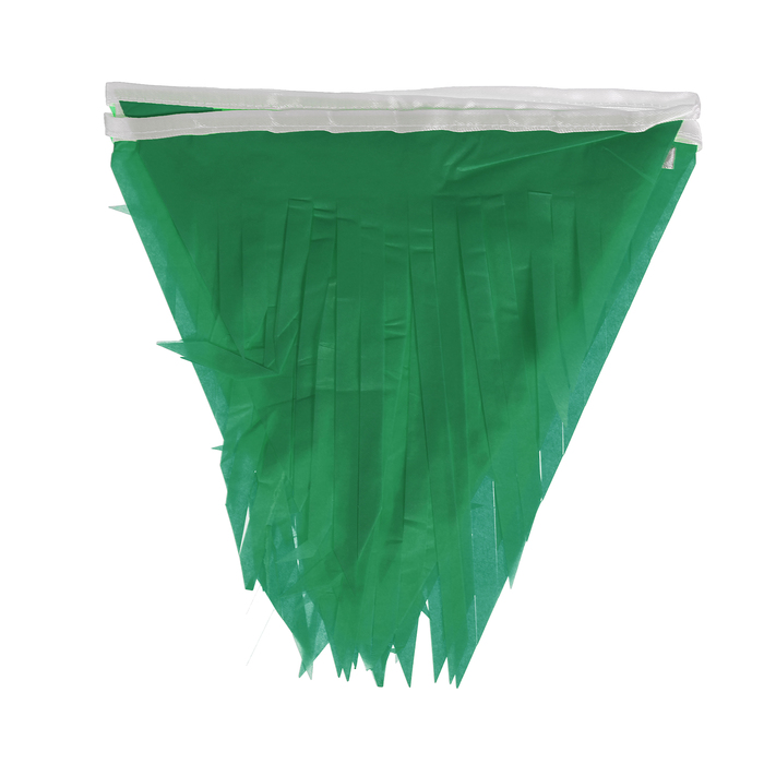 Гирлянда тассел "Флажок" 3 метра, цвет зеленый 