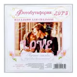 Буквы для фото "LOVE" (цвет розовый)  - фото 5