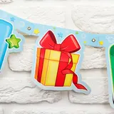 Гирлянда-буквы "С Днем Рождения" Лучший подарок  - фото 3