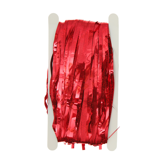 Праздничный занавес "Голография" 100*200 см, цвет красный 